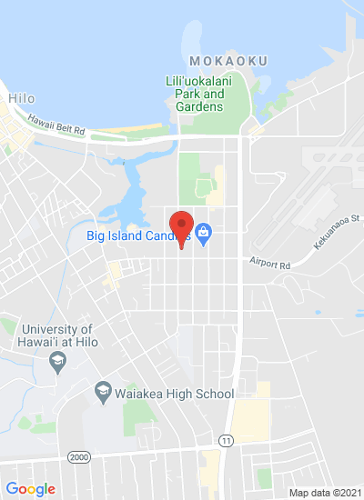 Map showing Hilo, United States