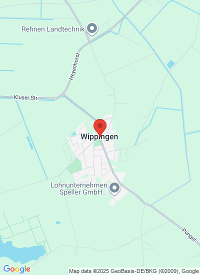 Map showing Wippingen, Germany