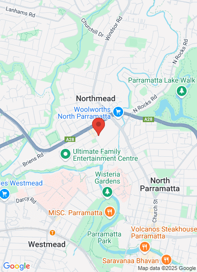 Map showing Australia