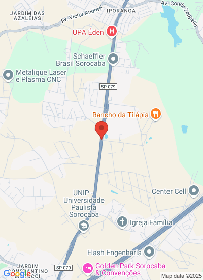 Map showing Sorocaba, Brazil