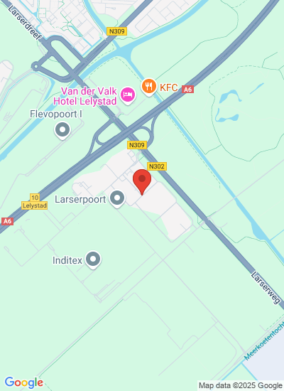 Map showing Lelystad, Netherlands