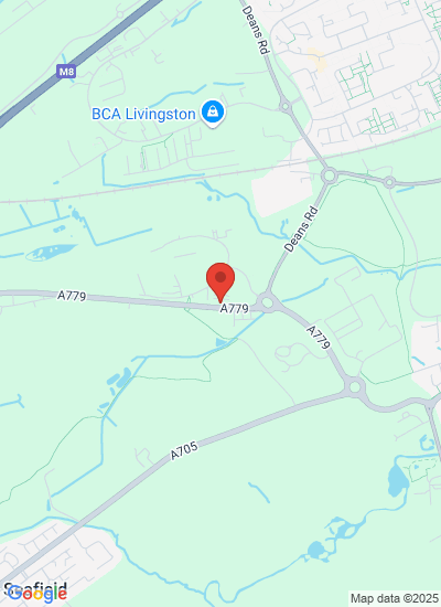 Map showing Livingston, United Kingdom