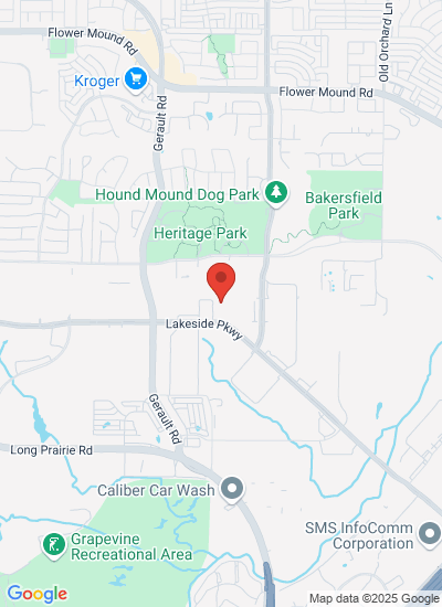 Map showing DALLAS, United States