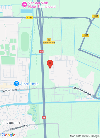 Map showing Emmeloord, Netherlands