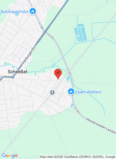 Map showing Scheeßel, Germany