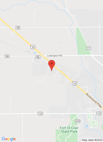 Map showing Eaton, United States