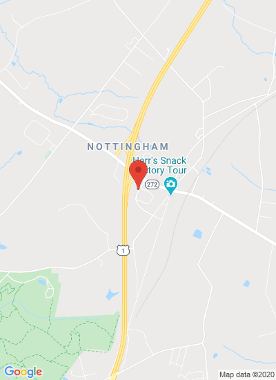 Map showing Nottingham, United States