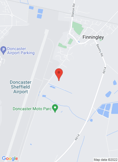 Map showing Doncaster, United Kingdom