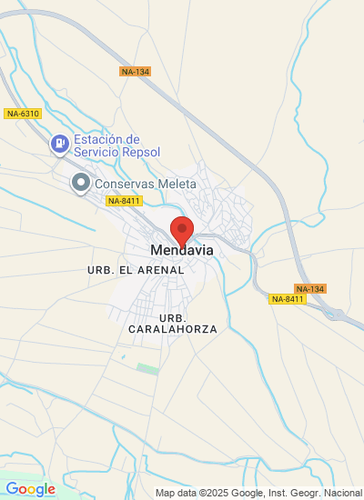 Map showing Lodosa, Spain