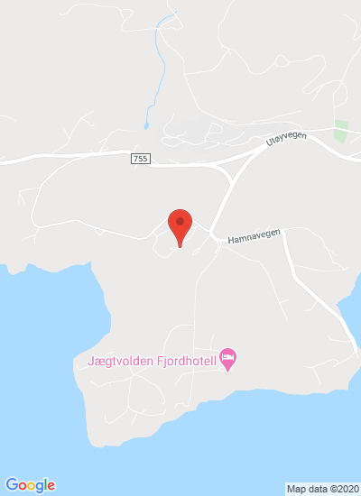 Map showing Inderøy, Norway