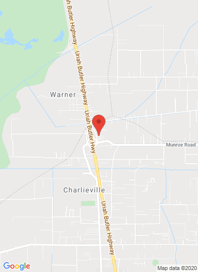 Map showing Charlieville, Trinidad and Tobago
