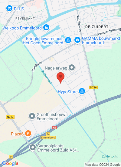 Map showing Emmeloord, Netherlands