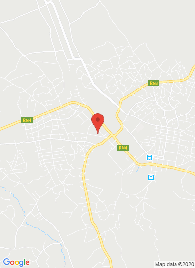 Map showing Musanze, Rwanda