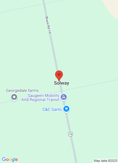 Map showing Elmwood, Canada