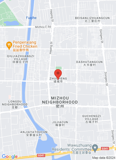 Map showing Weifang shi, China