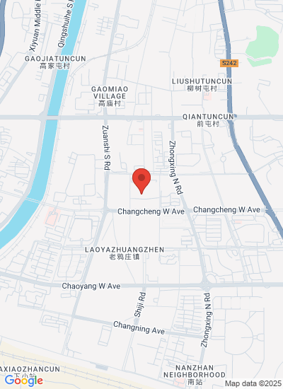 Map showing Zhangjiakou Shi, China