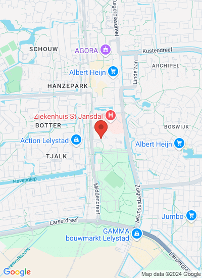 Map showing Lelystad, Netherlands