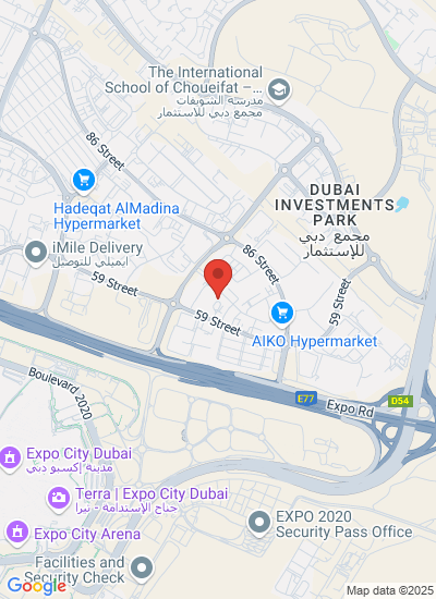 Map showing United Arab Emirates