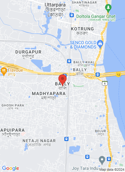 Map showing HOWRAH, India