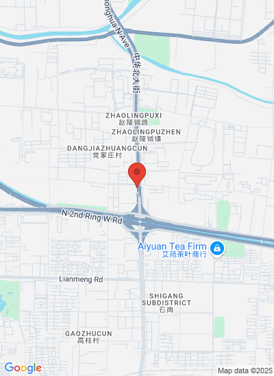 Map showing Shijiazhuang Shi, China
