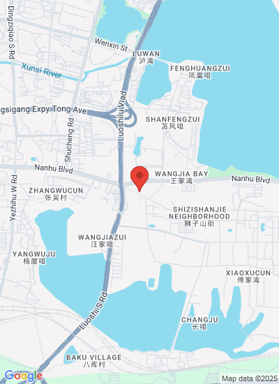 Map showing Wuhan Shi, China