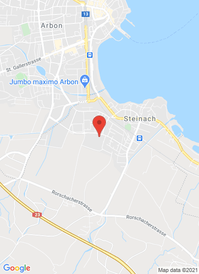 Map showing Steinach, Switzerland