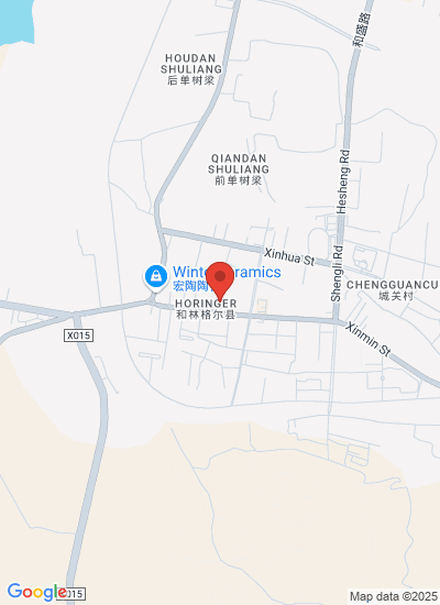 Map showing Hohhot Shi, China