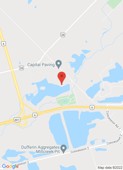 Map showing Puslinch, Canada