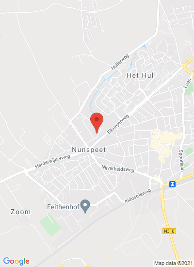 Map showing Nunspeet, Netherlands