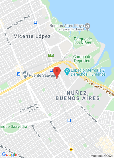 Map showing CABA, Argentina