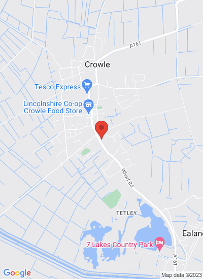 Map showing Scunthorpe, United Kingdom