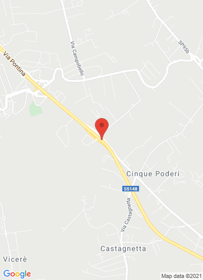 Map showing Pomezia (Roma), Italy