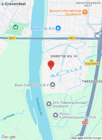 Map showing Dordrecht, Netherlands