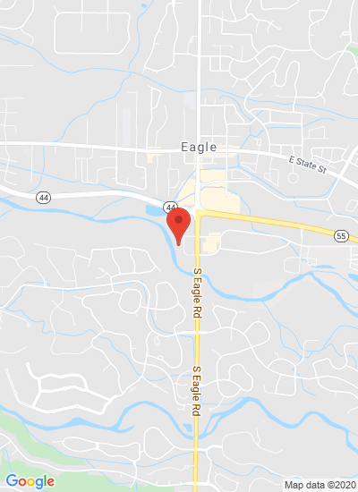Map showing Eagle, United States