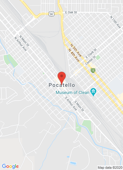 Map showing Pocatello, United States