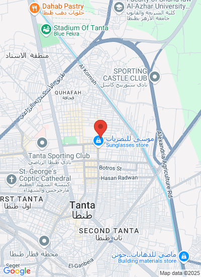 Map showing Egypt