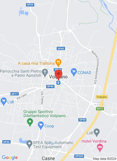 Map showing Italy