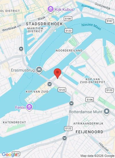 Map showing South Holland, Netherlands