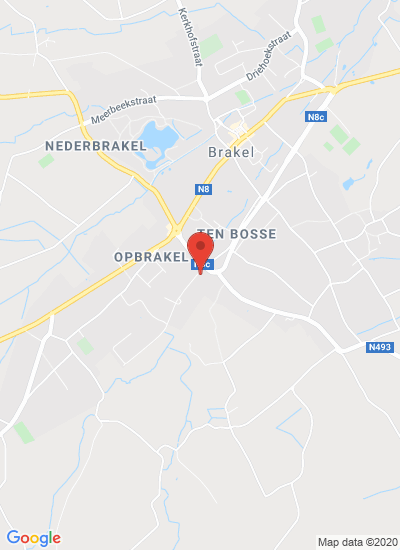 Map showing Brakel, Belgium