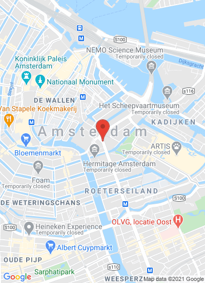 Map showing Amsterdam Z.O., Germany