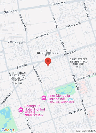 Map showing Hohhot Shi, China