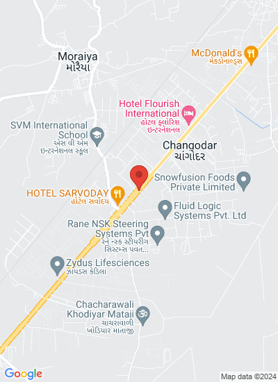 Map showing Ahmedabad, India