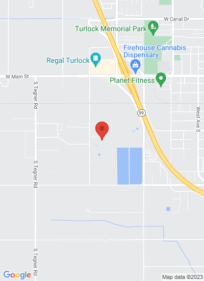 Map showing Turlock, United States