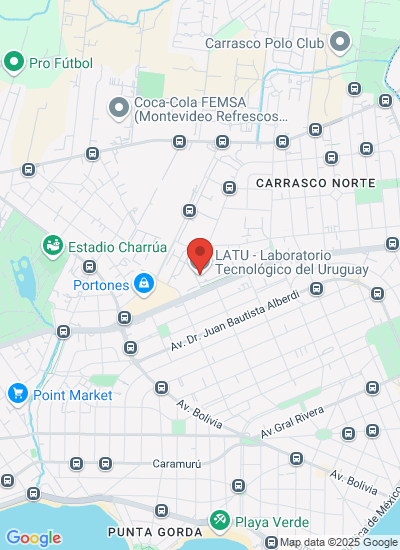 Map showing Italia 6201, Uruguay