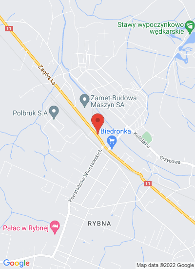 Map showing Tarnowskie Góry, Poland