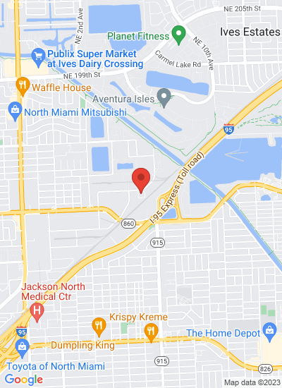 Map showing Miami, United States