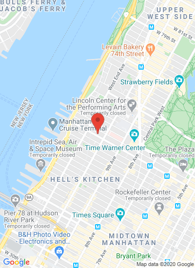 Map showing New York, United States
