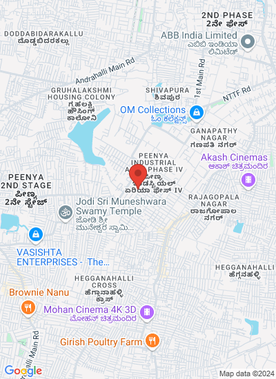 Map showing Bengaluru, India