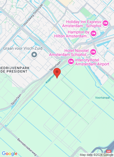 Map showing Hoofddorp, Netherlands