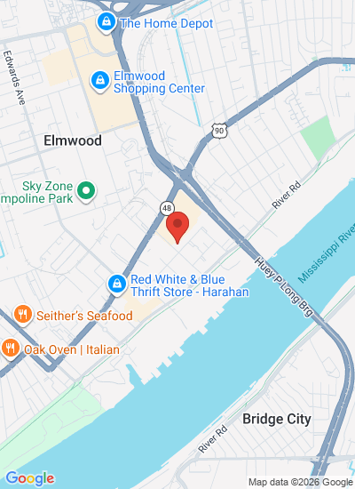 Map showing New Orleans, United States